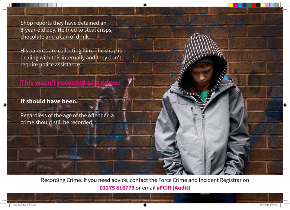 Crime Recording Poster Version 2 (I003)