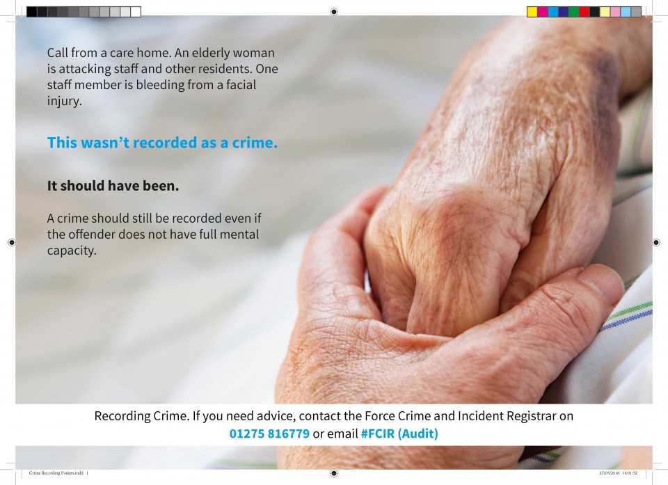 Crime Recording Poster Version 4 (I005)