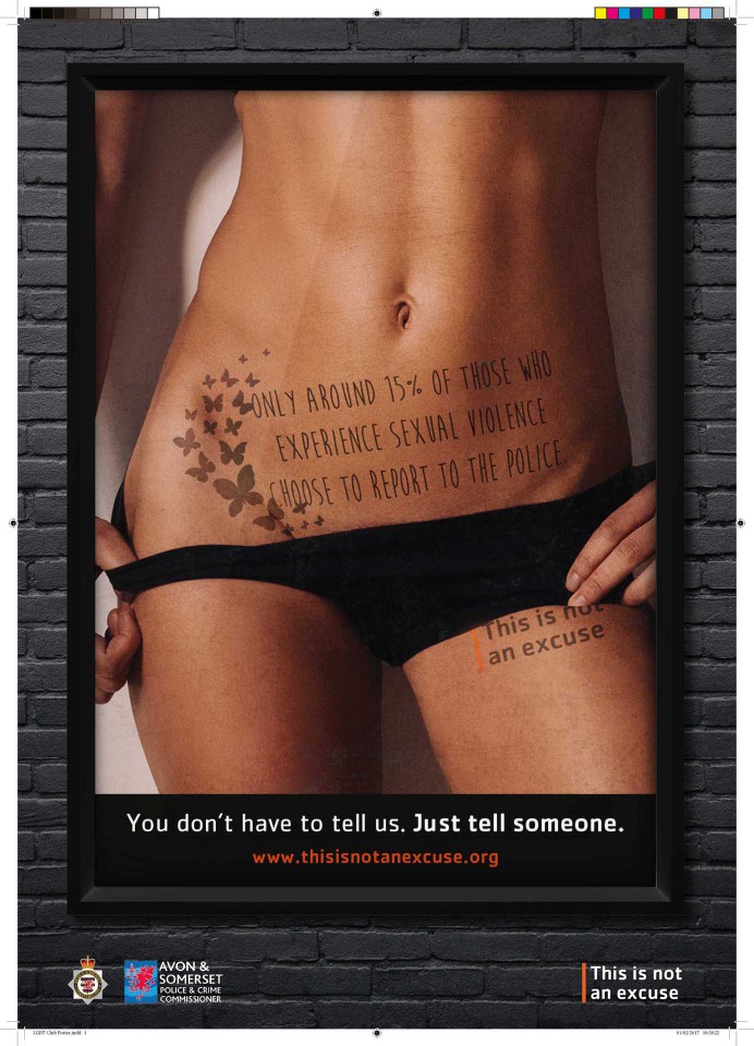 Serious Sexual Assault Poster - Female 2 (SSO004)