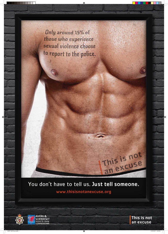 Serious Sexual Assault Poster - Male 2 (SSO002)